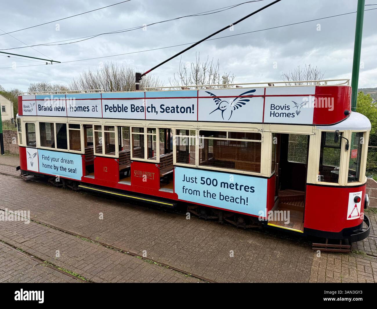 Seaton Tramway, Seaton, Devon - Smartphone Captured Stock Image