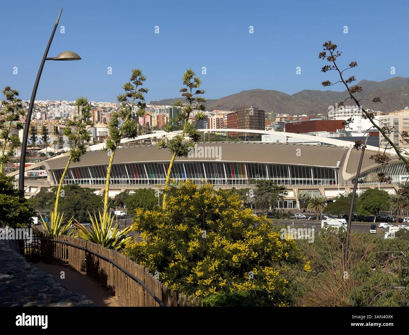 Building for International Center for exhibitions and conferences, Santa Cruz de Tenerife, Stock Photo