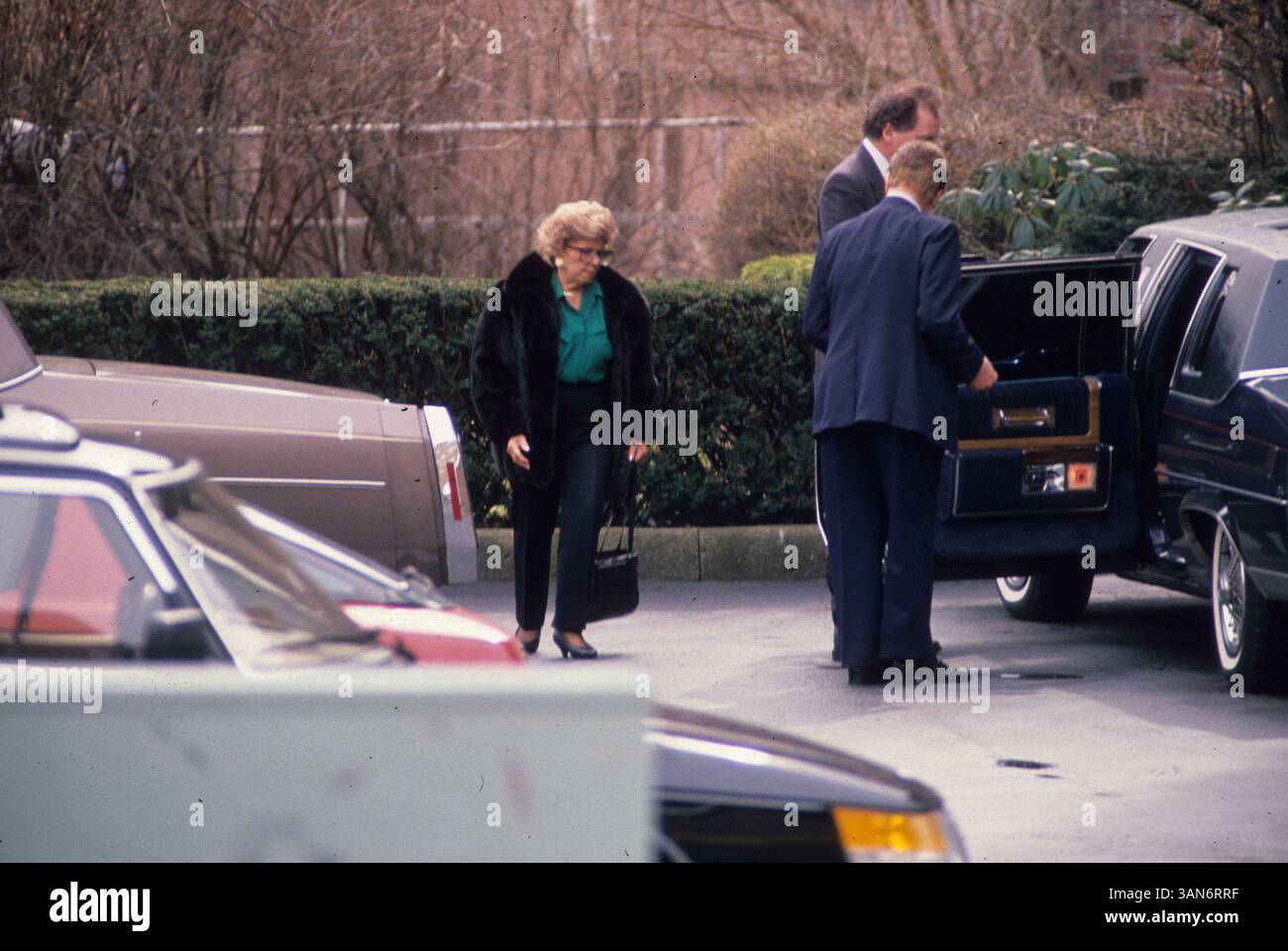 Mar 06, 1989 - New York, NY, USA - Trump Buildings Frederick Christ 'Fred' Trump (Credit Image: © Scott Mc Kiernan/ZUMA Press) Stock Photo