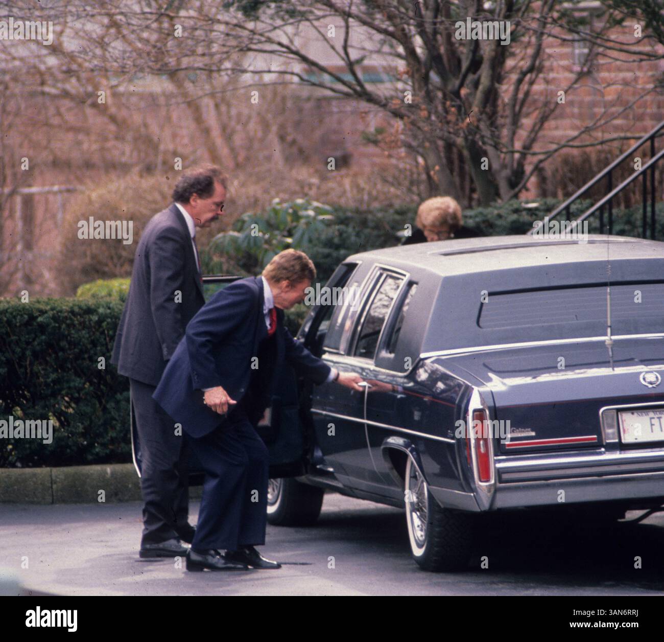 Mar 06, 1989 - New York, NY, USA - Trump Buildings Frederick Christ 'Fred' Trump (Credit Image: © Scott Mc Kiernan/ZUMA Press) Stock Photo