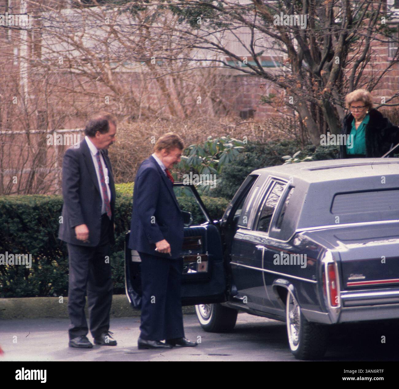 Mar 06, 1989 - New York, NY, USA - Trump Buildings Frederick Christ 'Fred' Trump (Credit Image: © Scott Mc Kiernan/ZUMA Press) Stock Photo