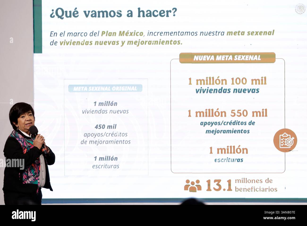 Mexico City, Mexico. 14th Apr, 2025. Secretary of Agrarian, Territorial ...