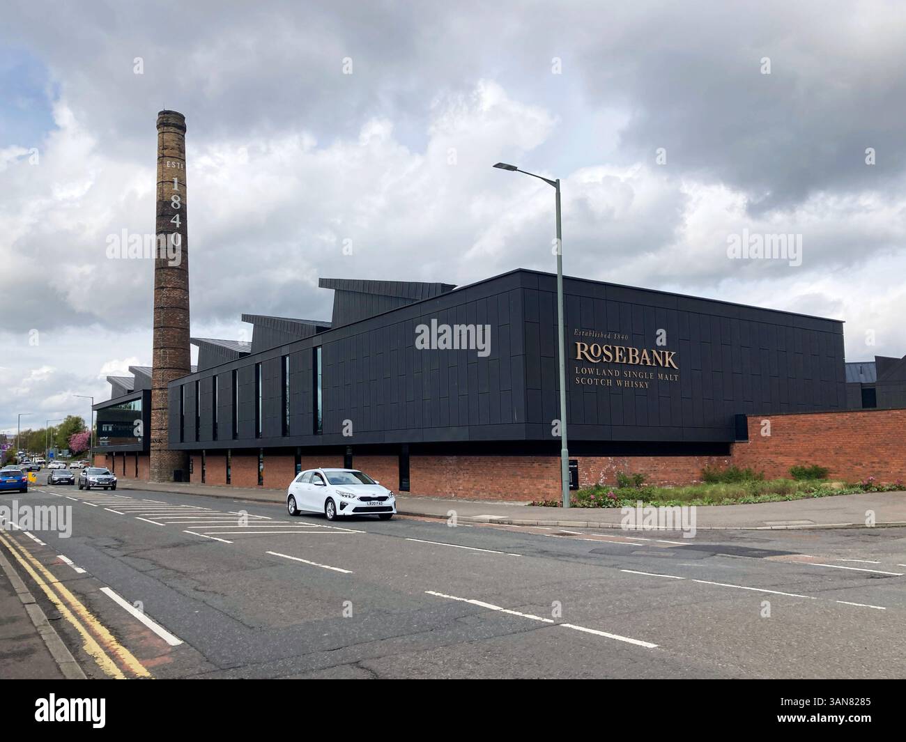 Rosebank Distillery, Falkirk, Scotland - Smartphone Captured Stock Image