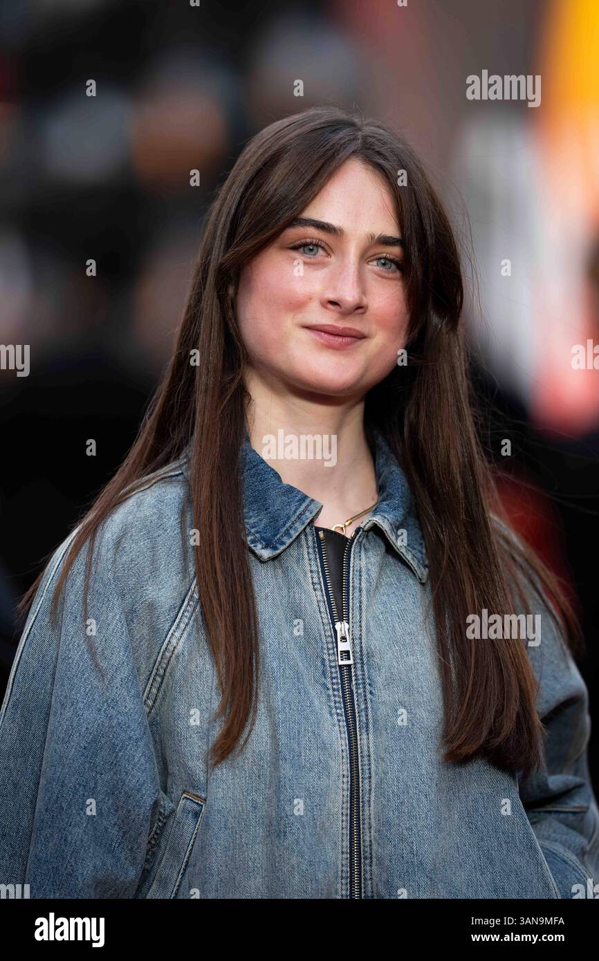 A Raffey Raffey Cassidy poses for photographers upon arrival at the premiere of ...
