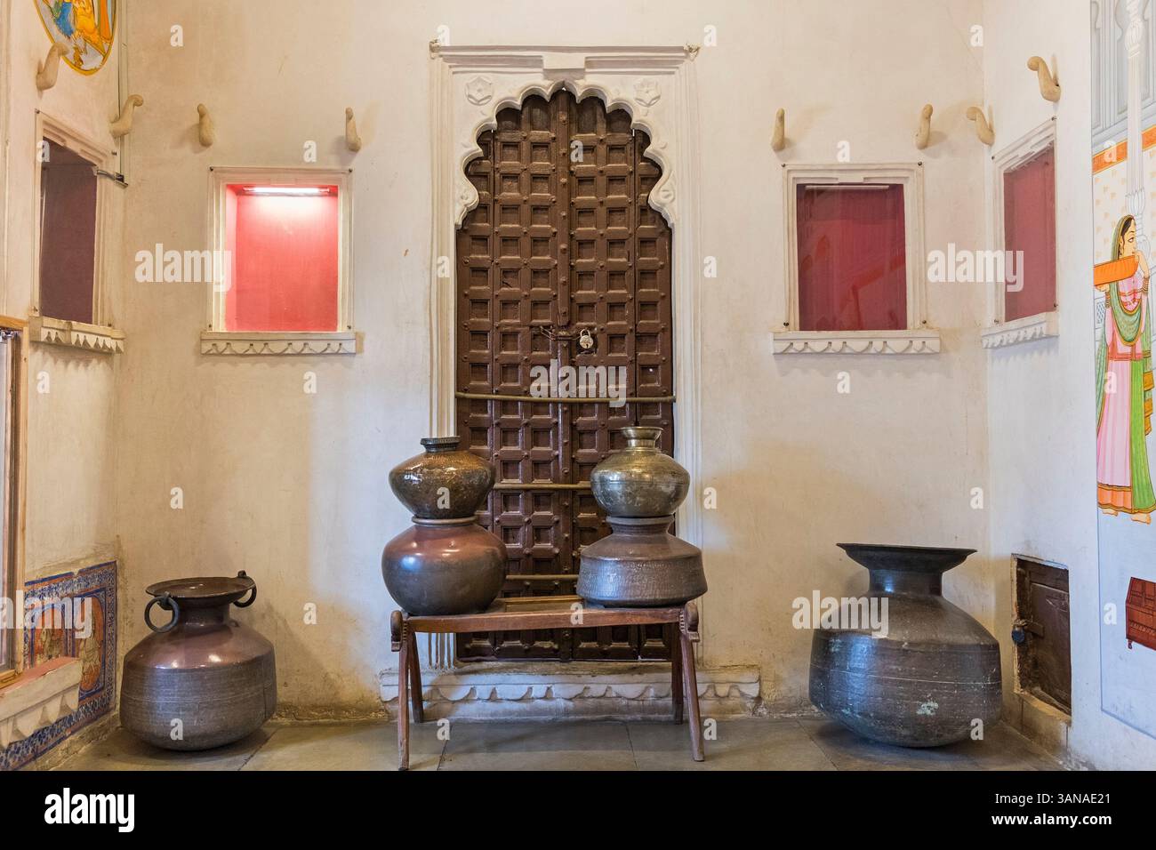 Bagore Ki Haveli museum Udaipur Rajasthan India Stock Photo - Alamy