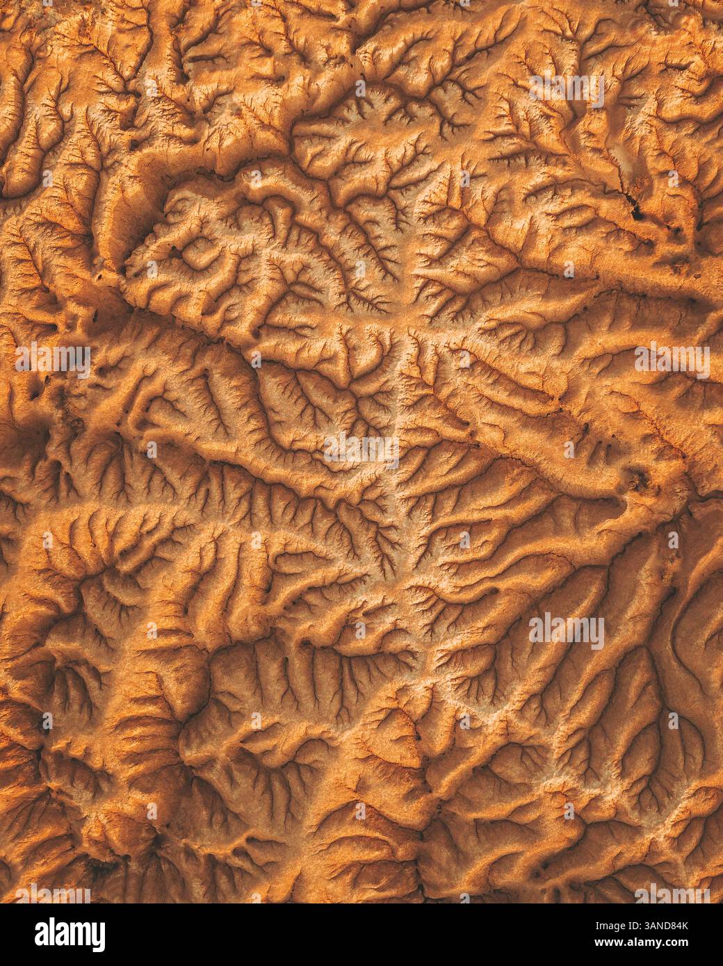 Aerial view of the Bardenas Reales Park, Spain Stock Photo - Alamy