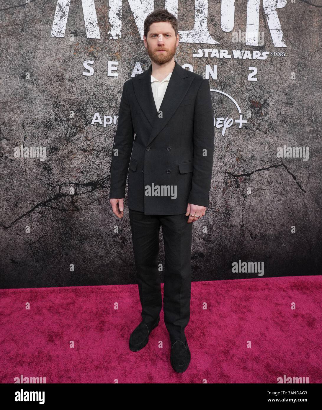 Kyle Soller arrives at the Lucasfilm's ANDOR Season 2 Los Angeles ...