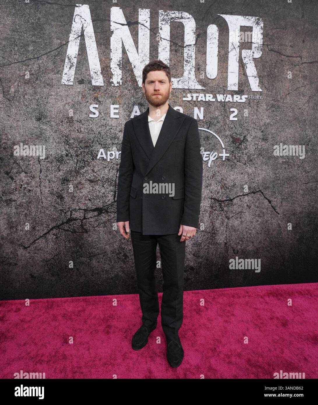 Kyle Soller arrives at the Lucasfilm's ANDOR Season 2 Los Angeles ...