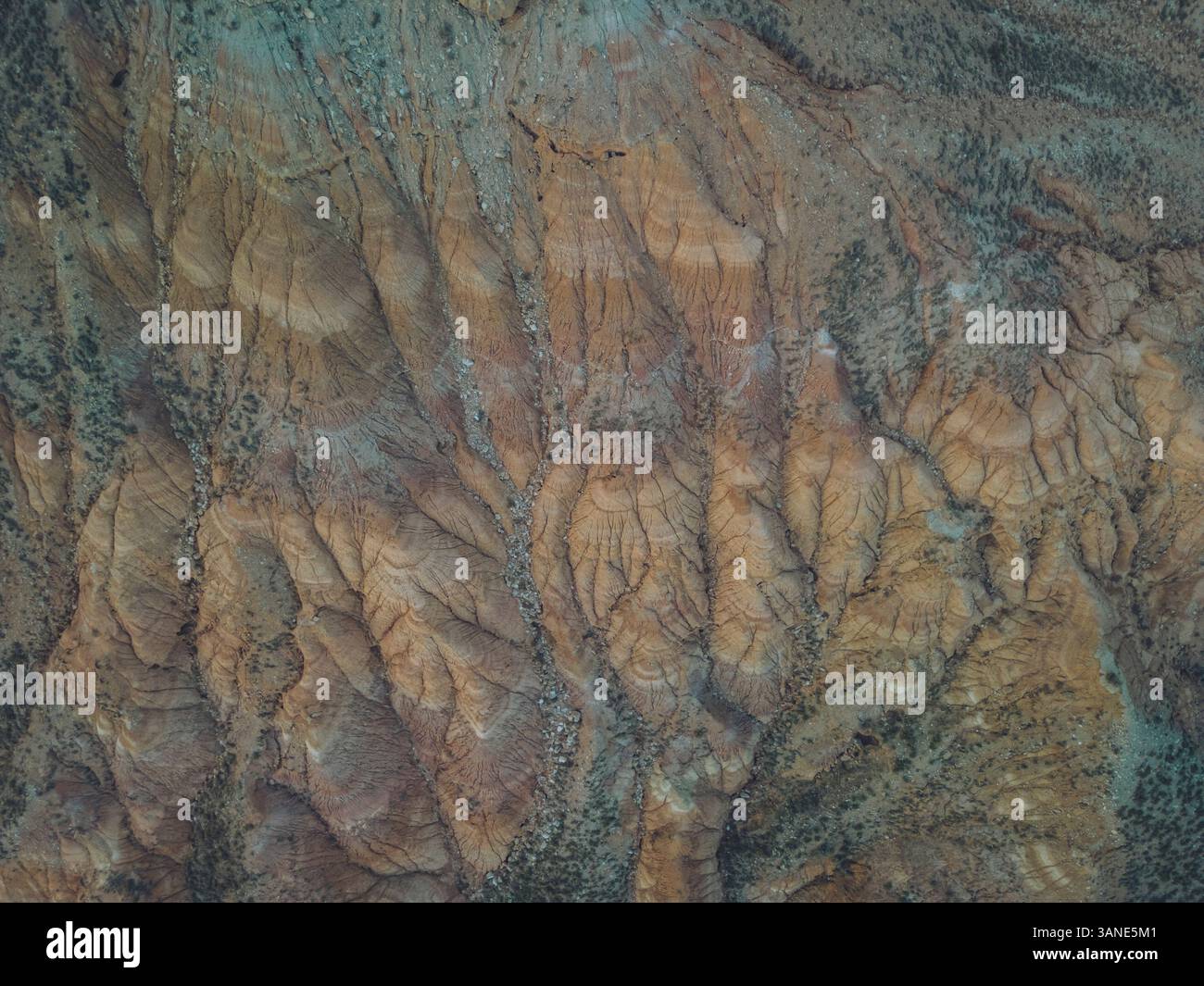 Aerial view of Bardenas Reales, Navarre, Spain Stock Photo - Alamy