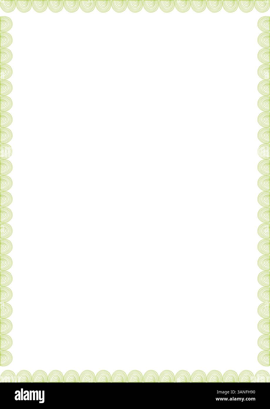 Simple Frame Box For Docs Doodle elements simple frame. Trendy graphic template. Cute empty frame ...