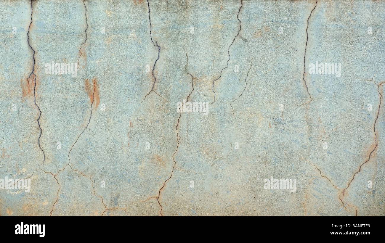 Image showcasing Texture of a soiled colored painted concrete plaster wall, detailed ...
