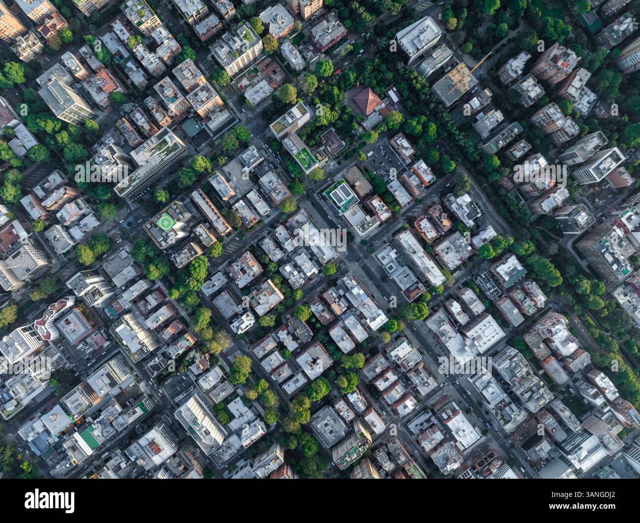 Aerial view of beautiful urban cityscape, Bogota, Colombia Stock Photo ...