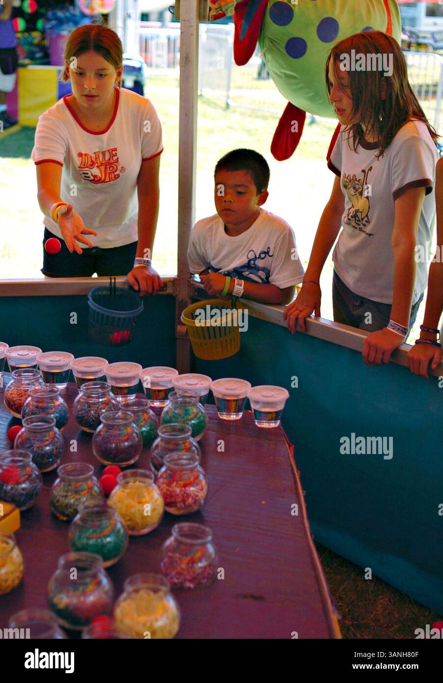 Ping pong Ball and Fish Bowl carnival game Stock Photo - Alamy, image size:902x1390