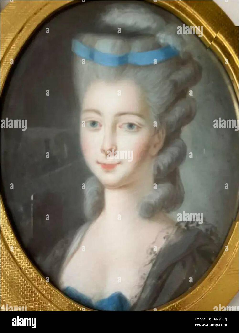 This 18th-century pastel portrait, possibly of a woman from Marie ...