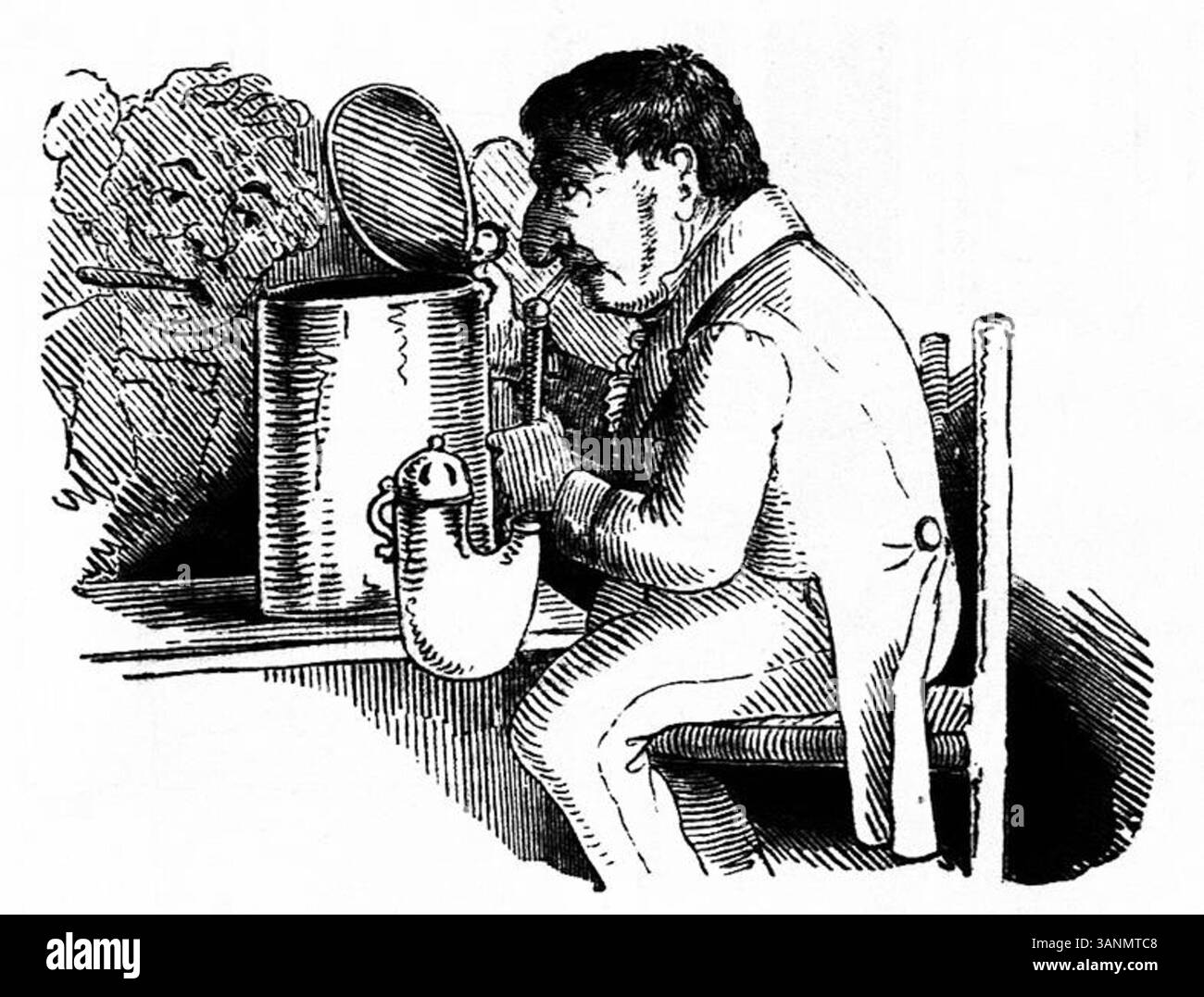 Carl Stauber's illustration from *Fliegende Blätter* in 1846 offers a ...