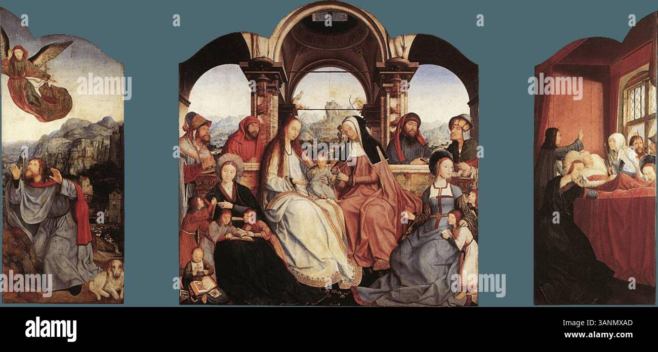 This altarpiece by Quinten Massys, painted between 1507 and 1508 ...