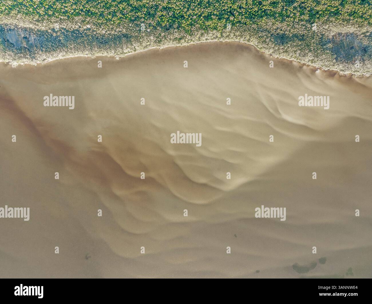 Aerial view of Wallis Lake, New South Wales, Australia. Stock Photo