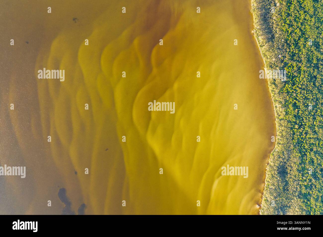 Aerial view of Wallis Lake, New South Wales, Australia. Stock Photo