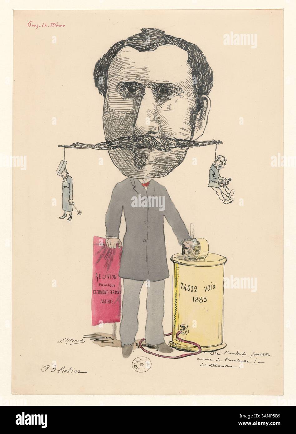 Drawing from the Boyer collection referencing a phrase attributed to ...