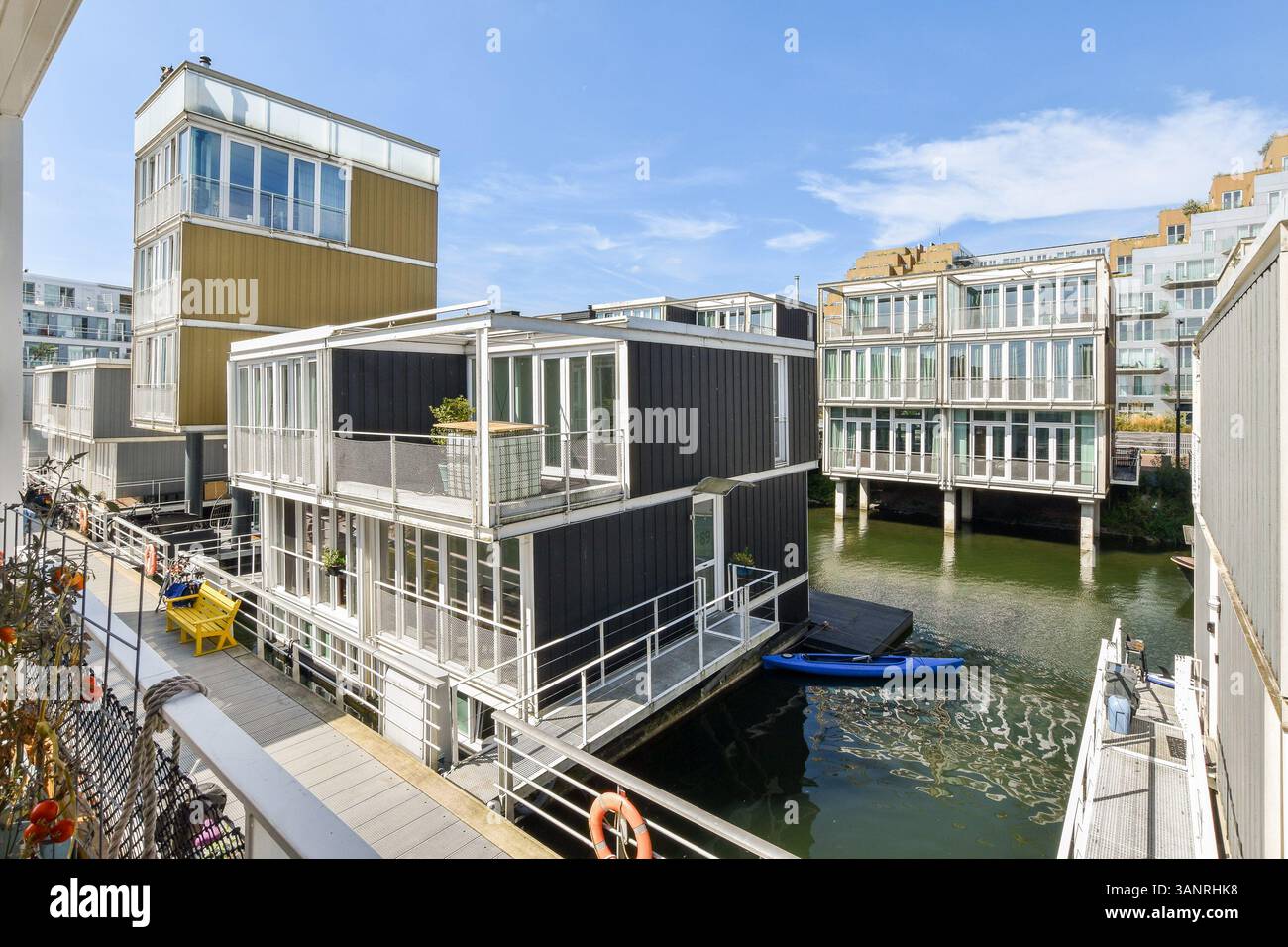Innovative Glass High-Rise With Ambient Waterway preview
