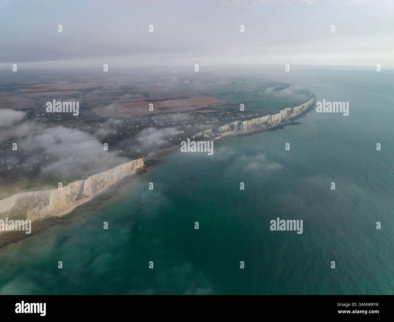White cliffs of dover aerial hi-res stock photography and images - Alamy