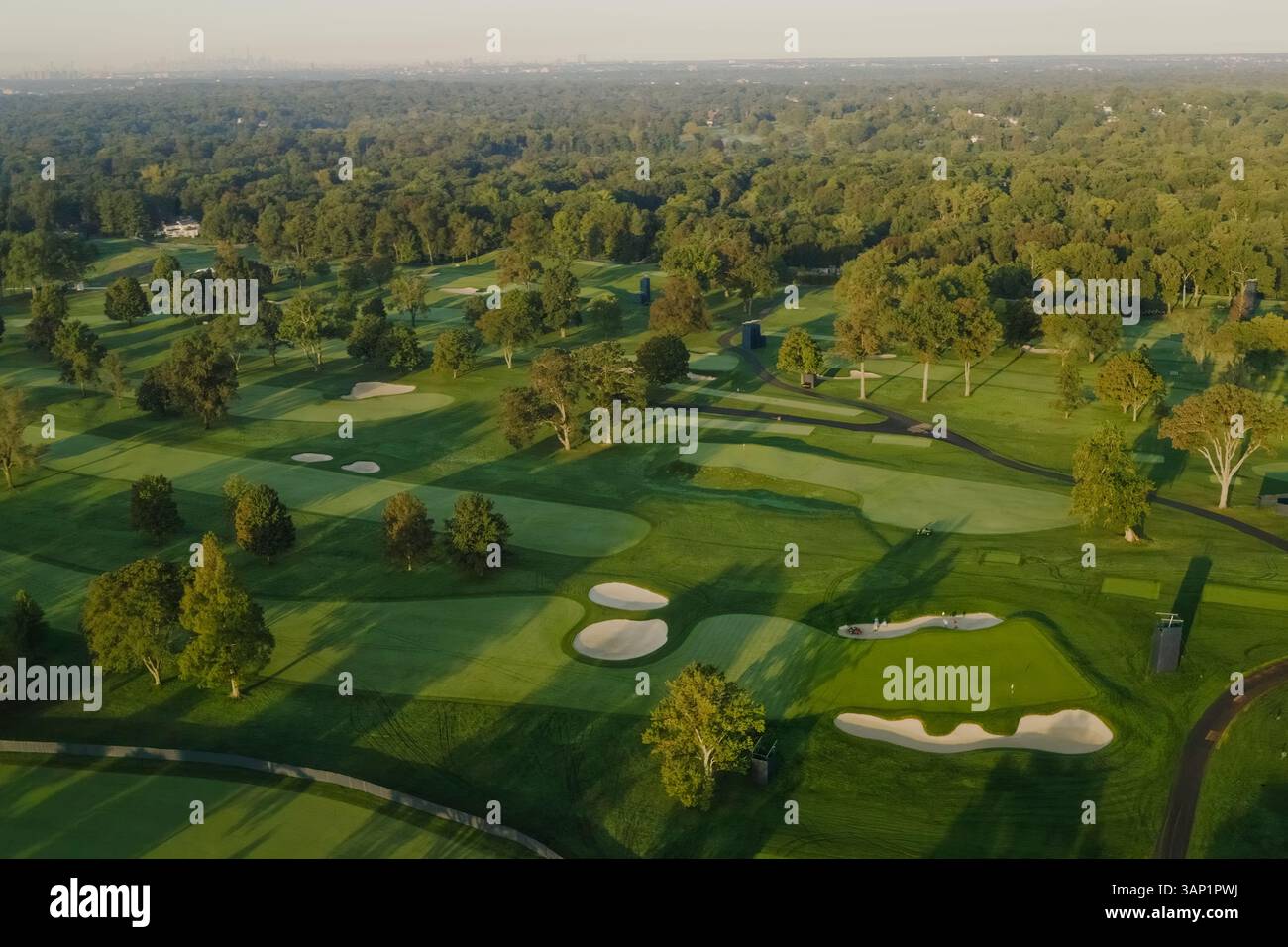 Winged Foot Course Map Summer 2020 - New York, USA: Aerial view of Winged Foot Golf Course ...