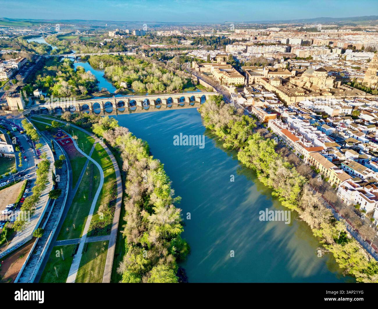 Aerial view ⁨guadalquivir river hi-res stock photography and images - Alamy