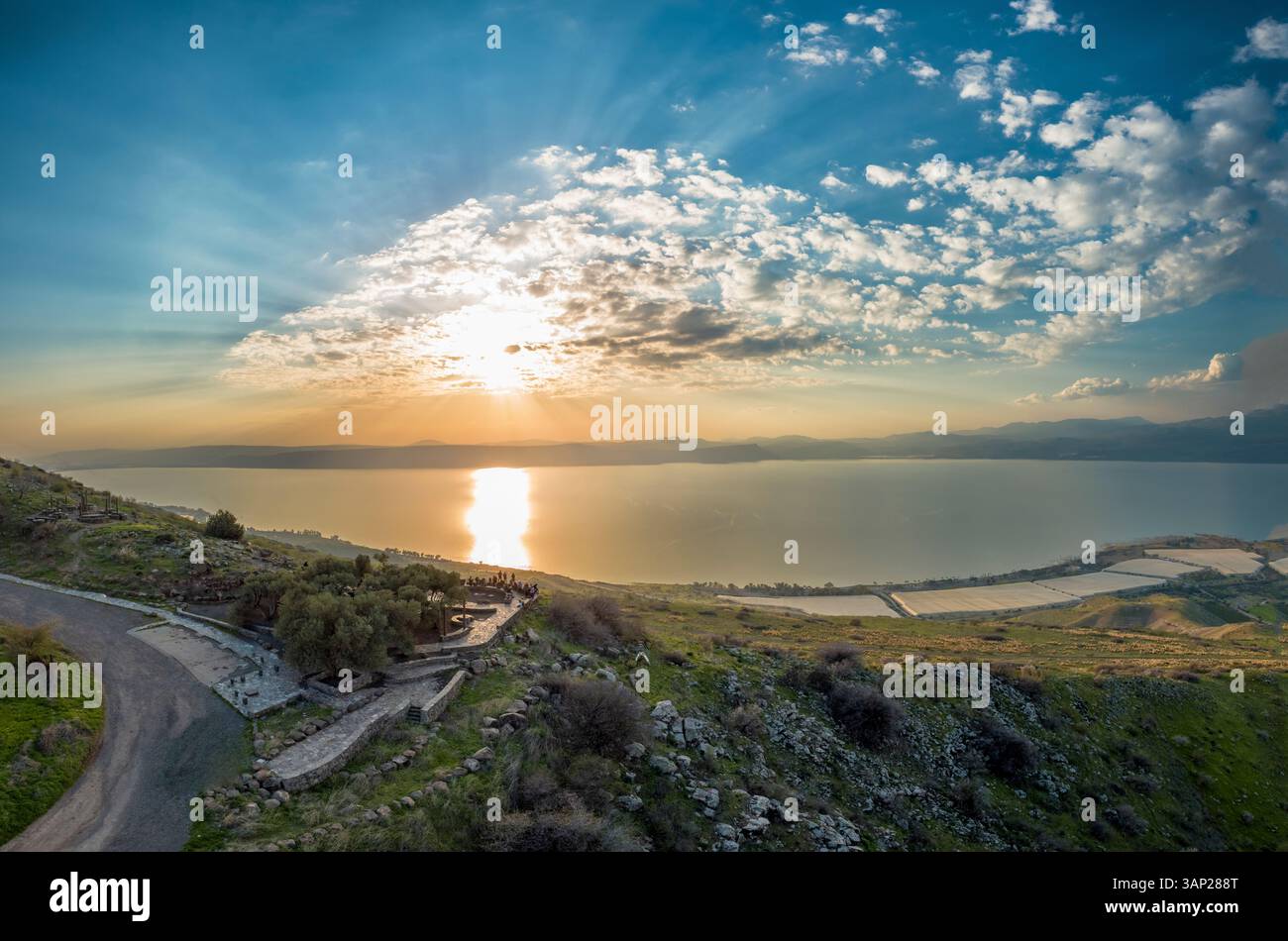 Sea of galilee israel sunset hi-res stock photography and images - Alamy