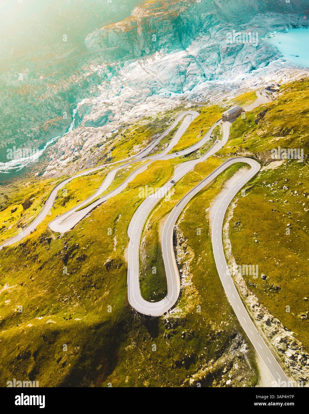 Furka Pass, Realp, general view, Bernese Oberland, Switzerland