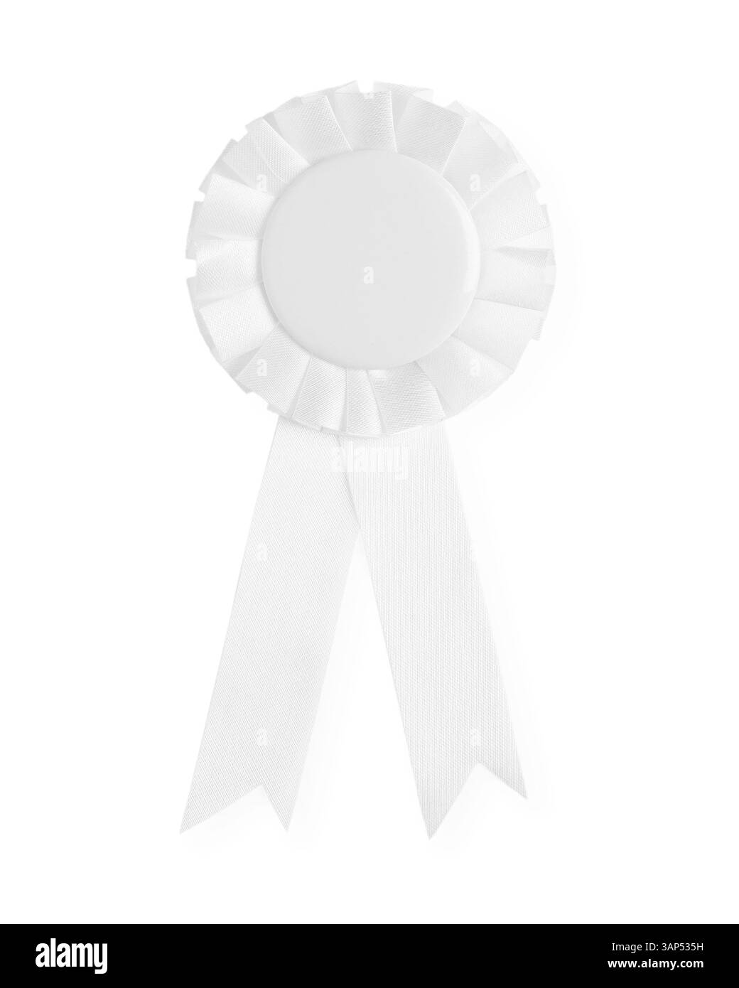 One award ribbon on white background, top view Stock Photo - Alamy