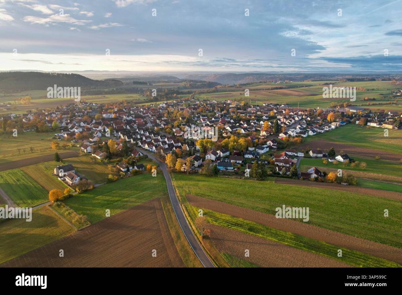 Aerial View - Germany 写真集 Germany aerial view clouds fields hi-res stock photography and