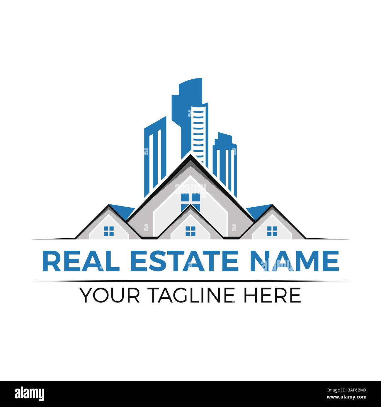 Modern Real Estate Logo Design Vector | Professional House & Property ...
