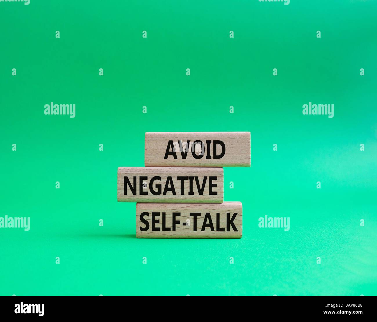 Avoiding Self Avoid negative self-talk symbol. Concept words Avoid negative self-talk ...