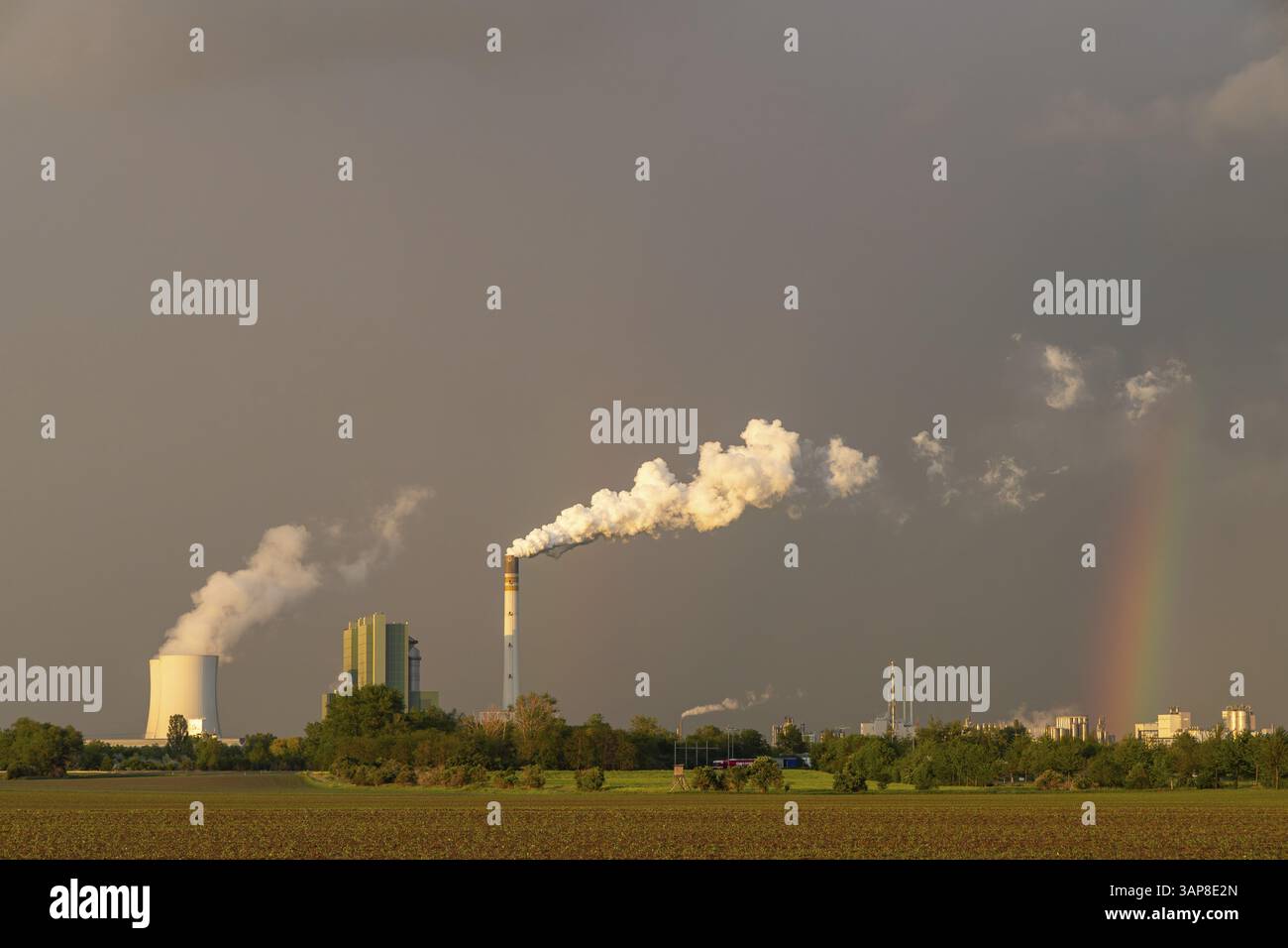 Schkopau View of the Buna industrial plant Stock Photo - Alamy