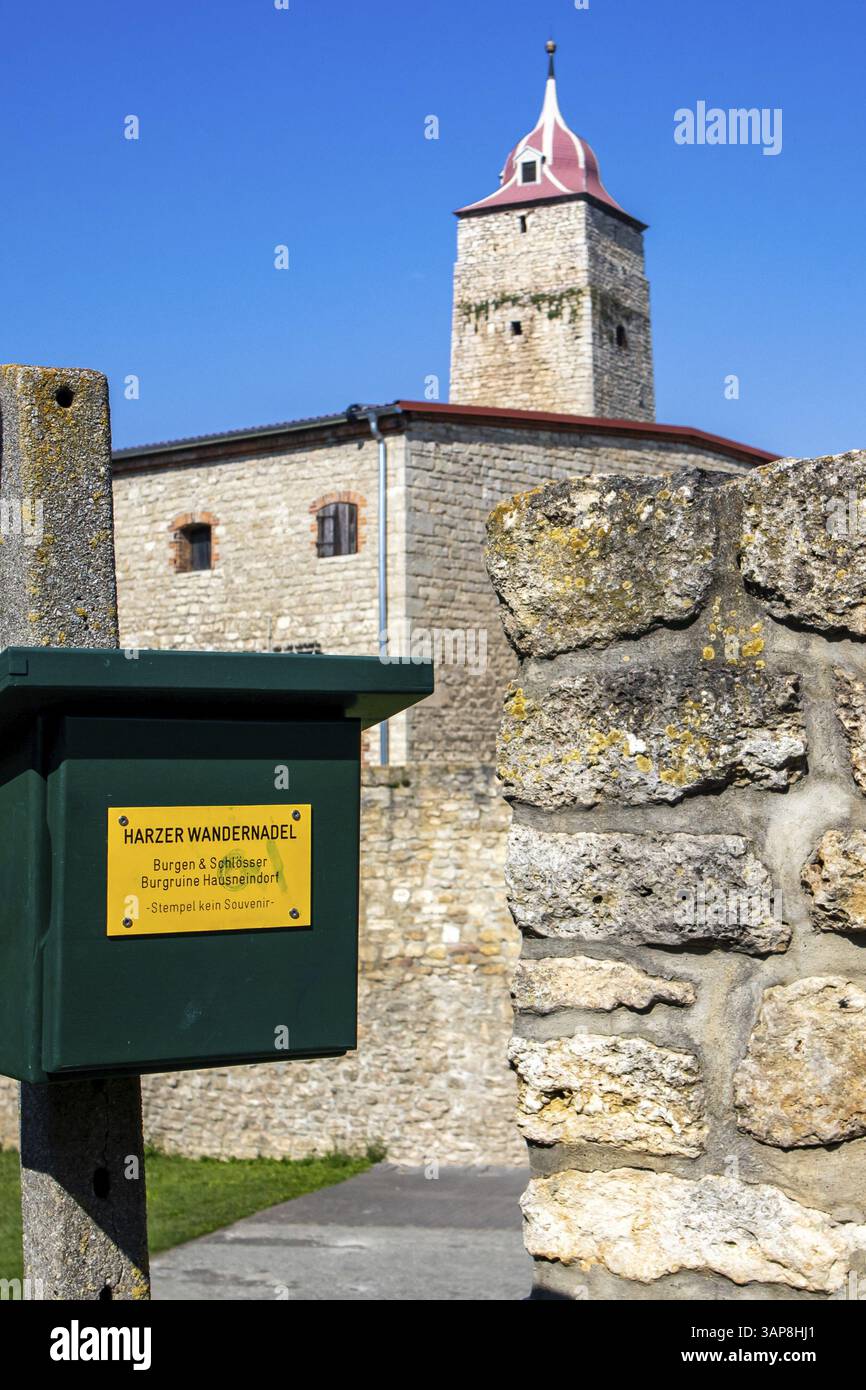 Castle Hausneindorf Selke Aue Stock Photo
