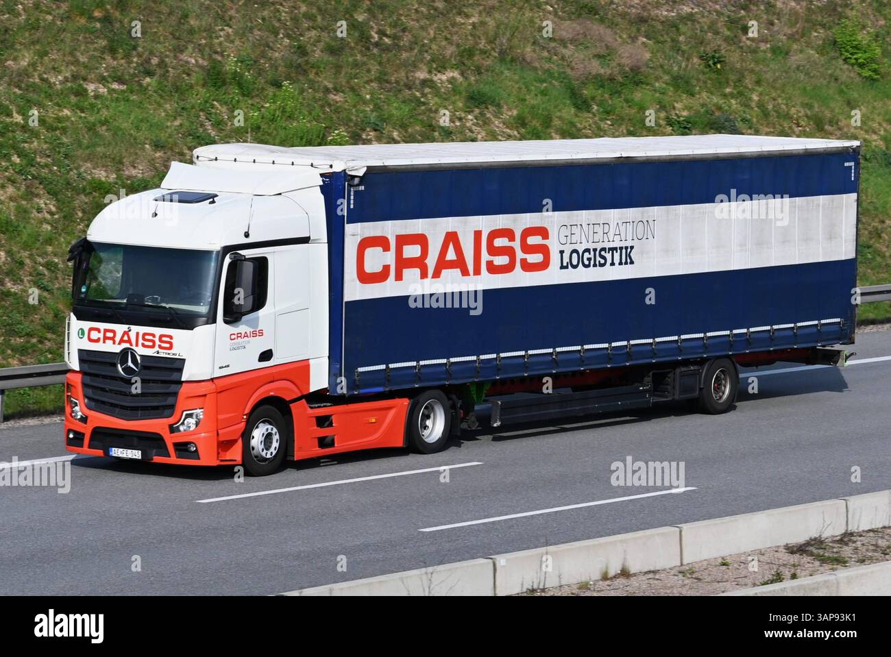 Craiss Generation Logistik, Mercedes Actros L, City Sattelzug mit ...