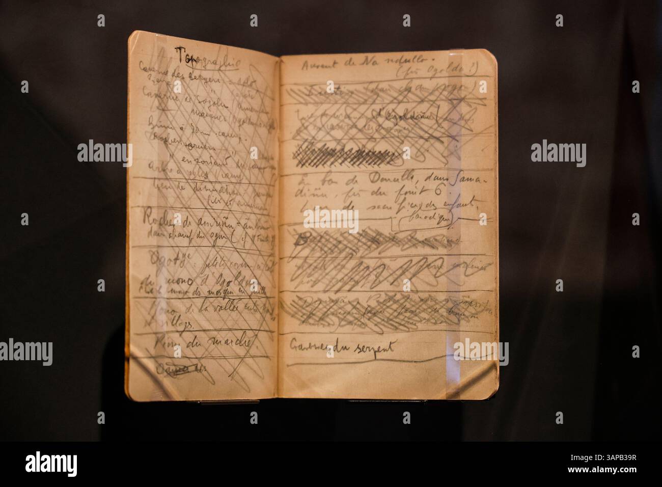 DAKAR DJIBOUTI COUNTER INVESTIGATIONS EXHIBITION AT QUAI BRANLY MUSEUM PARIS Stock Photo