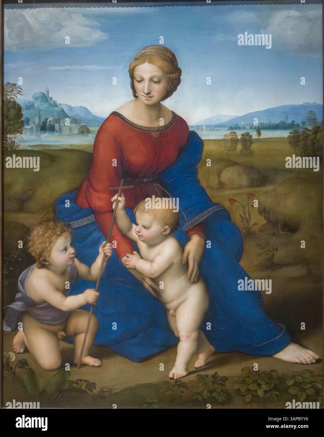 Raphael madonna of the meadow hi-res stock photography and images