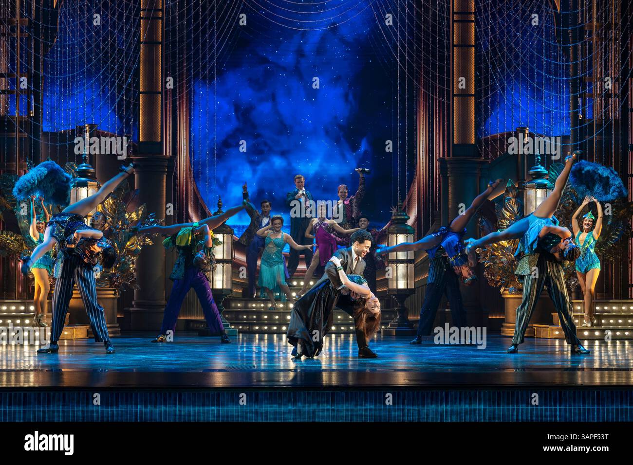 London, UK. 16 April 2025. (C) Corbin Bleu as Nick Carraway and Amber ...