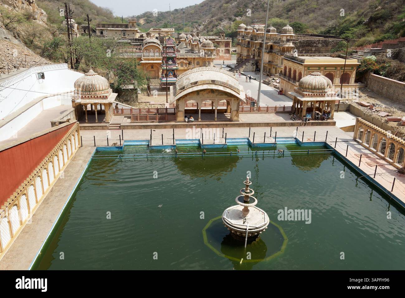 Zanana Kund, Galta Ji temple, Jaipur, Rajasthan, India, Asia Stock Photo