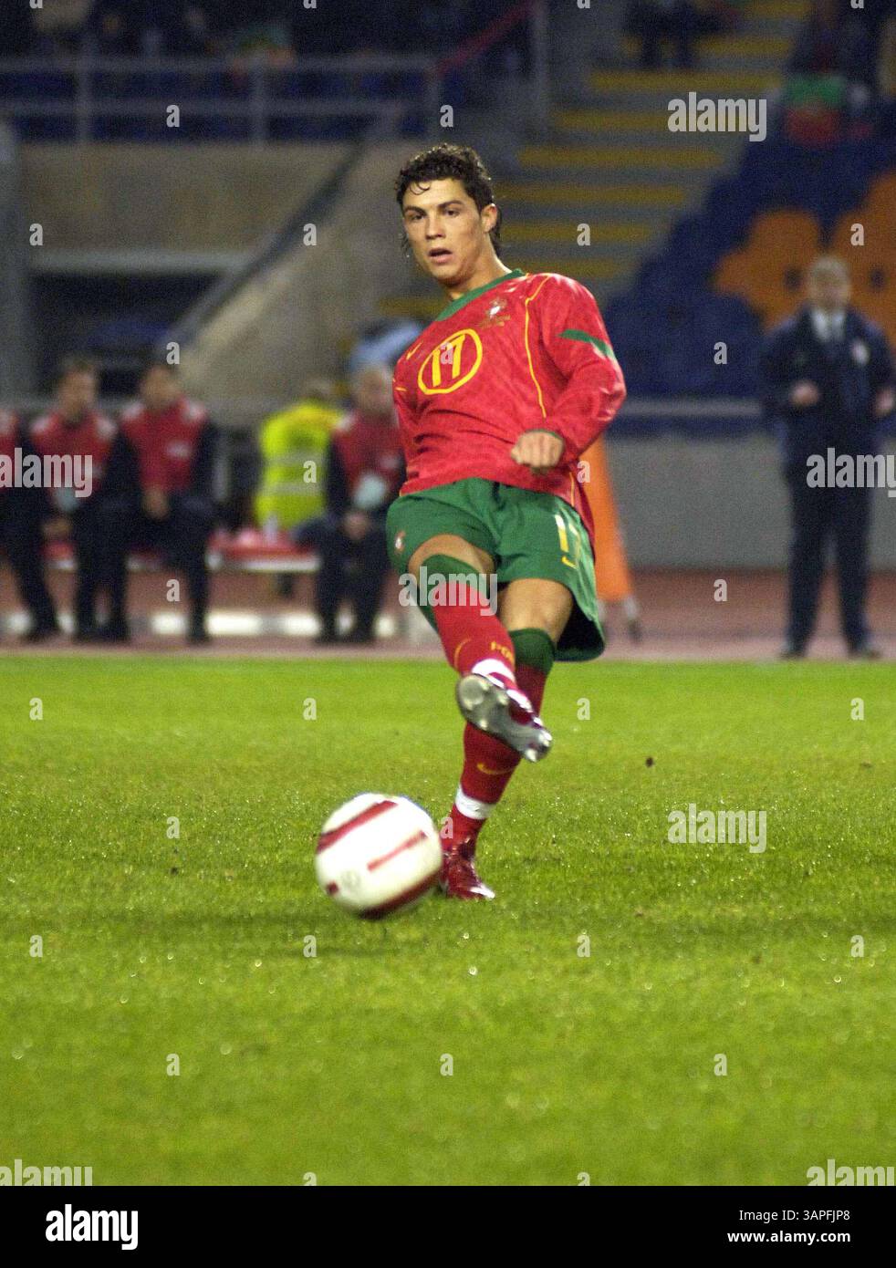 Cristiano ronaldo portugal 2005 hi-res stock photography and