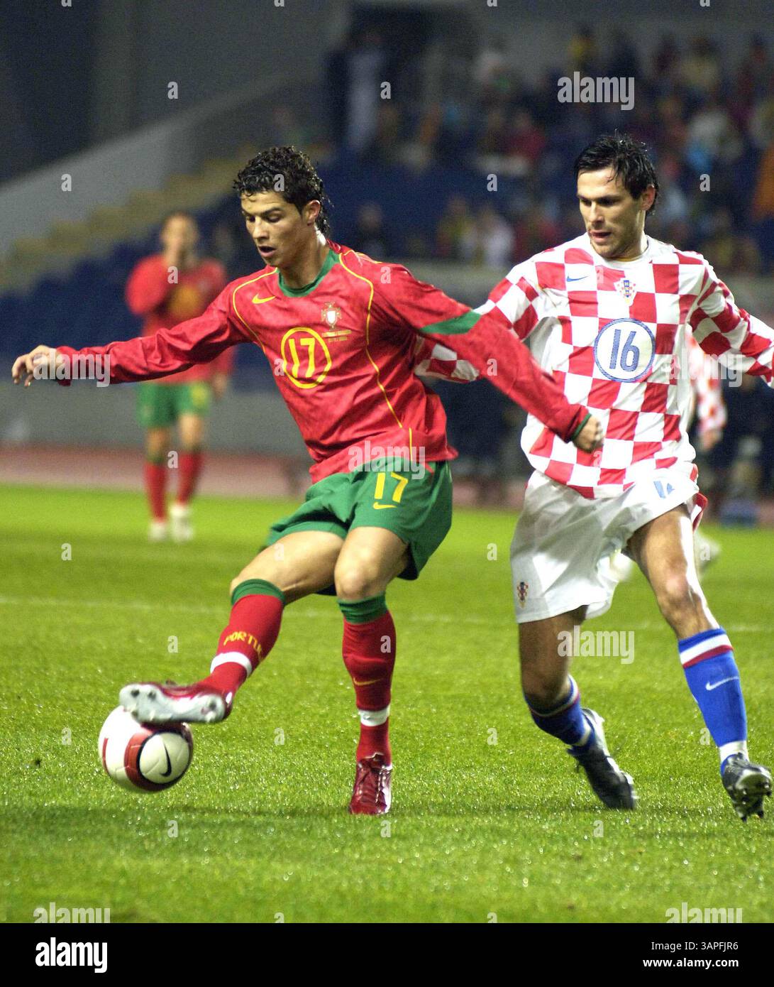 Cristiano ronaldo portugal 2005 hi-res stock photography and