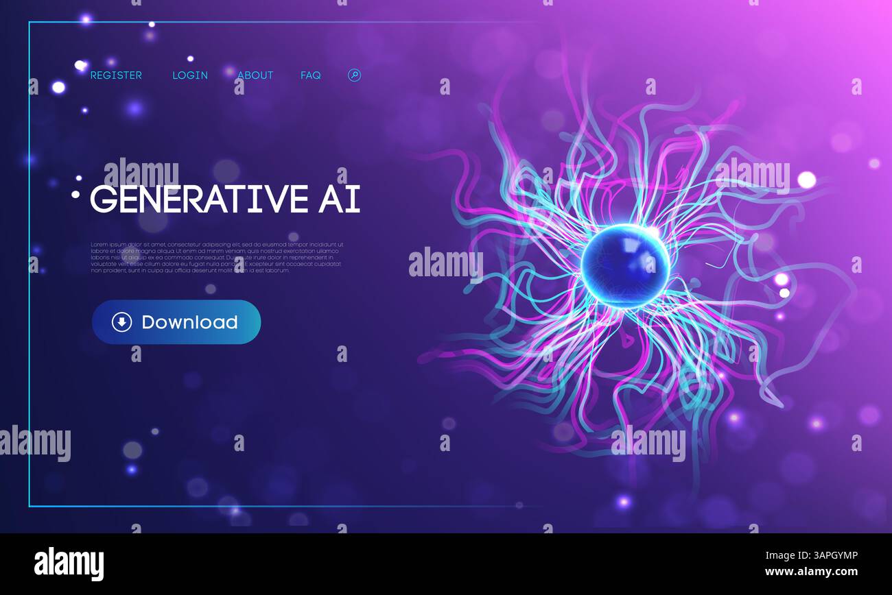 Ai neural tree growth hi-res stock photography and images - Alamy