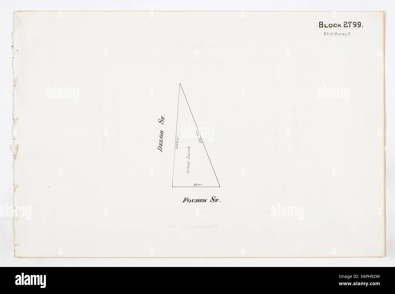 This map from Book 7 of the Block Book of the City of St. Louis ...