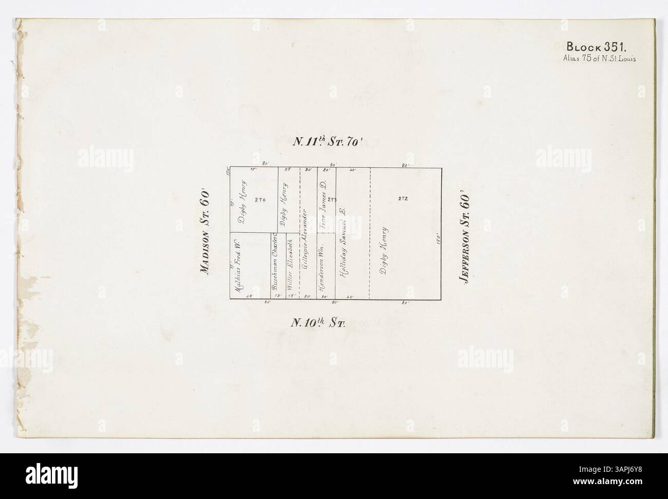 The Block Book of St. Louis (Book 1) contains detailed maps of the city ...