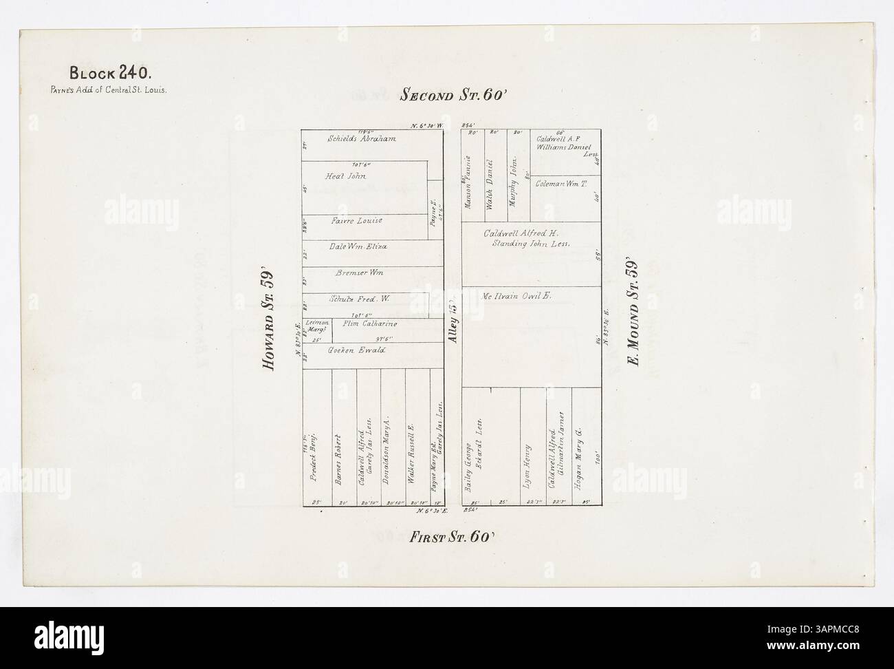 Book 1 of the Block Book of the City of St. Louis contains detailed ...