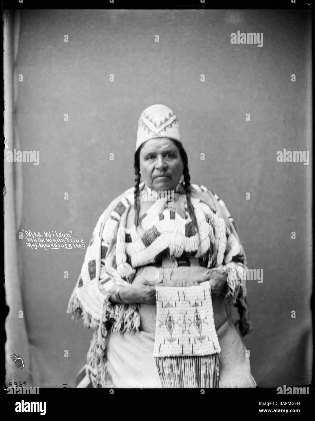 Mrs. Native This image captures Mrs. Wilson, a Walla Walla Native American woman ...