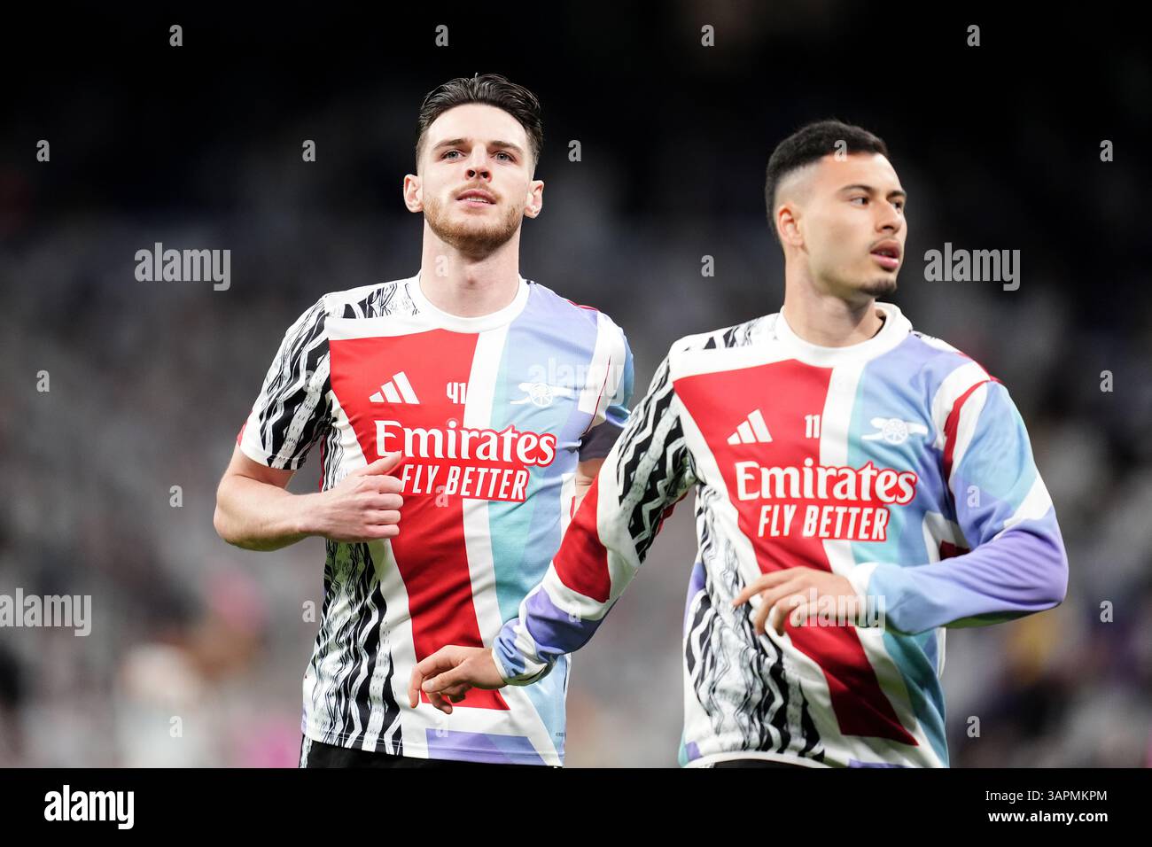 Declan rice gabriel martinelli hi-res stock photography and images - Alamy