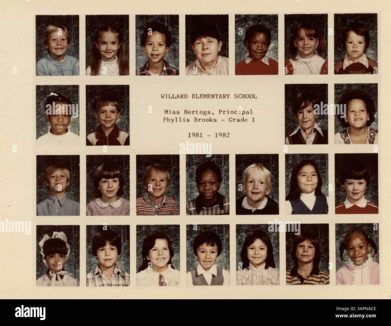 The 1982 Willard Elementary Yearbook captures moments from the 1981 ...
