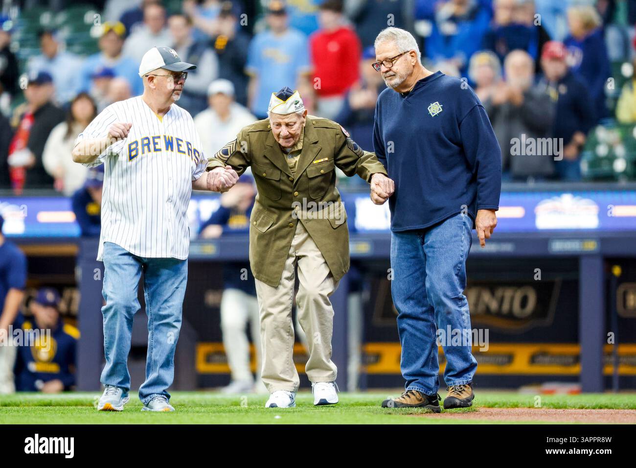 MILWAUKEE, WI - APRIL 16: The second oldest Pearl Harbor survivor, 105 ...